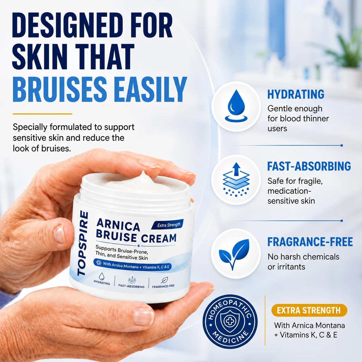 💥75K+ SOLD💕 TOPSPIRE® Arnica Bruise Cream - Repair Bruises & Strengthen Fragile Skin
