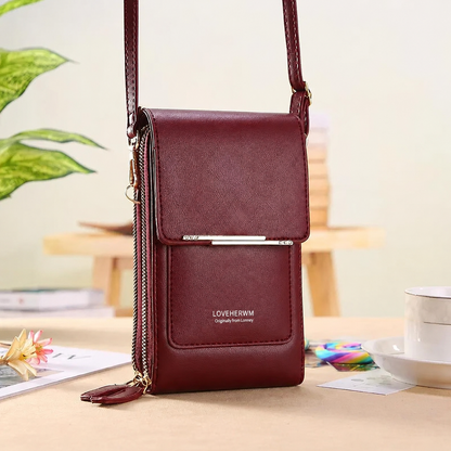 🔥Final 3 Hours: 55% OFF 2026 Trendy Minimalist Elegant Women's Touchscreen Crossbody Phone Wallet