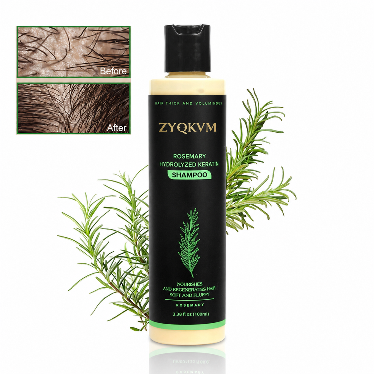 🔥LAST DAY 50% OFF - 🌿Loveherwm® Organic Rosemary Hair Growth Shampoo