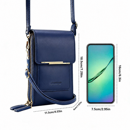 🔥Final 3 Hours: 55% OFF 2026 Trendy Minimalist Elegant Women's Touchscreen Crossbody Phone Wallet
