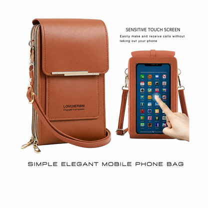 🔥Final 3 Hours: 55% OFF 2026 Trendy Minimalist Elegant Women's Touchscreen Crossbody Phone Wallet