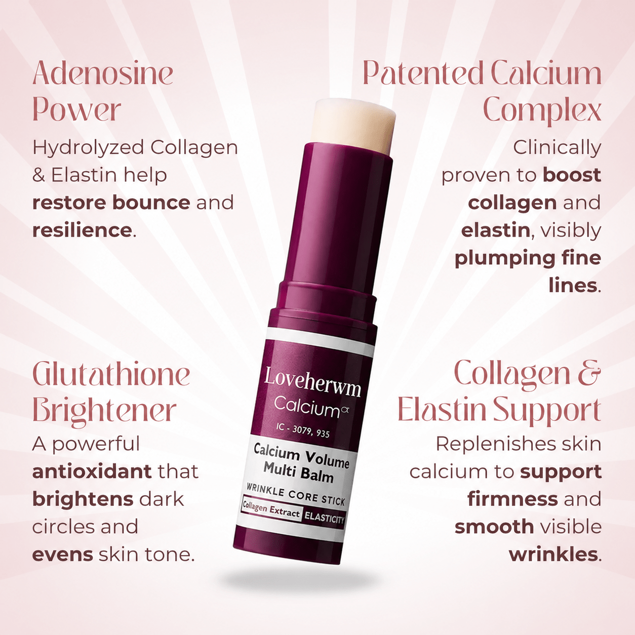 🔥LAST DAY 60% OFF - Loveherwm-Collagen Multi Balm Stick for Face, Eye & Neck Firming Care - Loveherwm